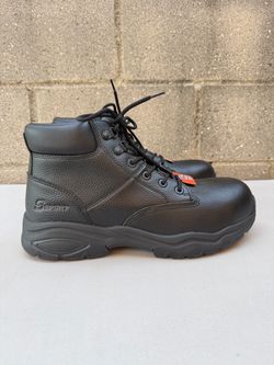 Steel toe work boots mens size 13