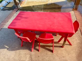 Preschool table set red. Off Boxelder dr 92563