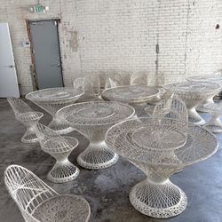 Vintage Russell Woodard Web Spun Patio Set.