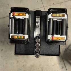 Powerblock dumbells adjustable