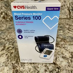 NEW CVS Health Series 100 Upper Arm Blood Pressure Monitor