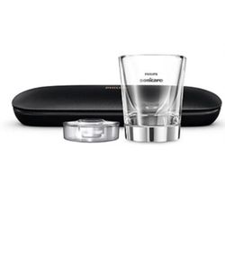 Philips Sonicare DiamondClean Travel Charging Case, Black Base And Cups