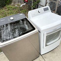 Washer and Electric Dryer 