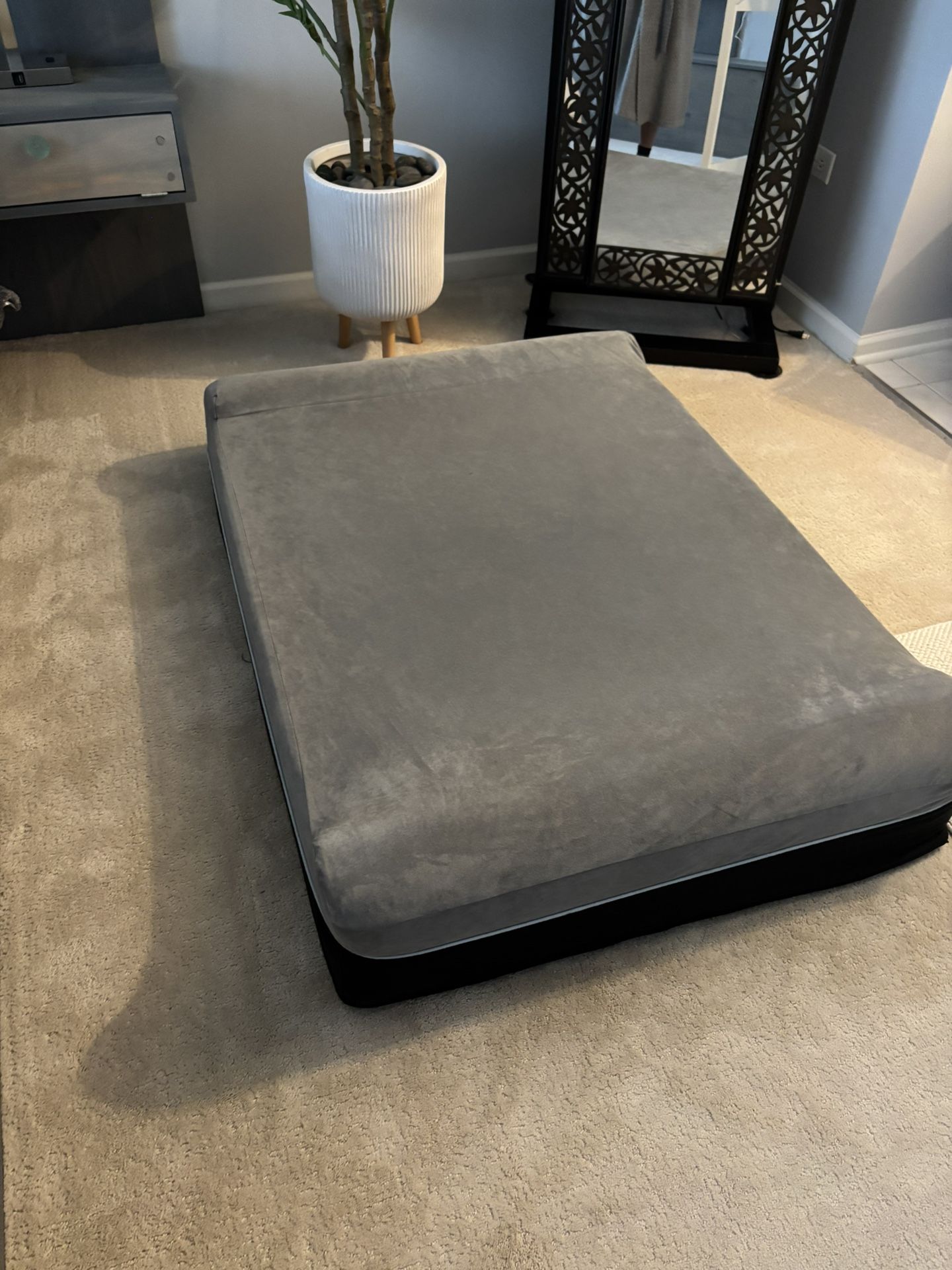 Extra Large Dog Bed With Plastic Over The Mattress