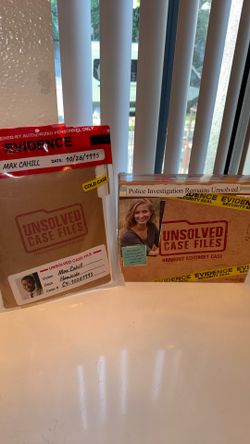 2 Unsolved Case Files Game For $28