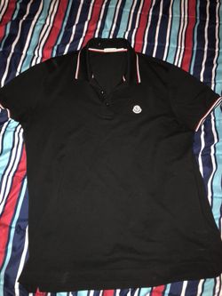 Black Moncler polo