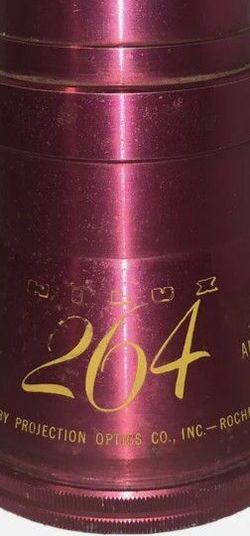 Vtg Hi Lux 264 Prismatic Anamorphic Cinemascope Movie Projector Lens