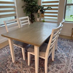 Dining table with 4 chairs