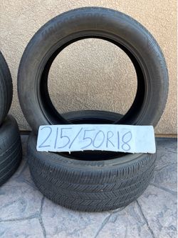 215 50r18 tires set of two