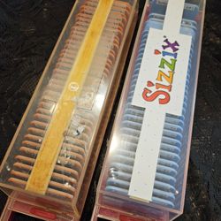 2 Sets Of Sizzix Alphabet Dies Monkey Tails And Skooshy Full Sets