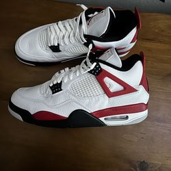 Jordan 4 “Red Cement” Size 10.5