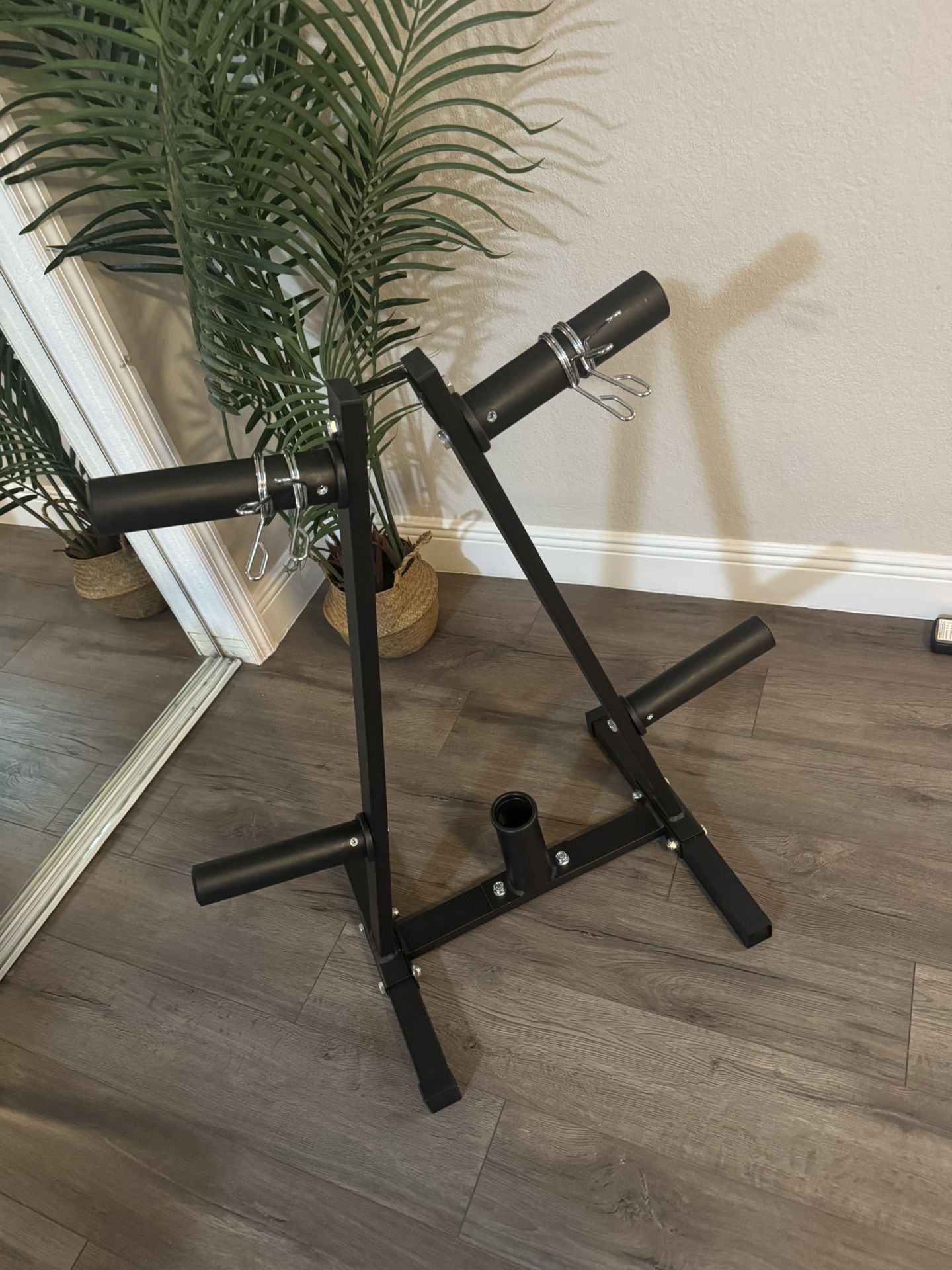 Olympic Weight Plate Tree Rack – Like New (Assembled)