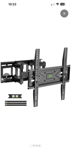 Full Motion TV Wall Mount for Most 32-70 inch TVs up to 99 lbs, Wall Mount Bracket with Dual Articulating Arms, Swivel, Tilt, Max VESA 400x400mm, TV M