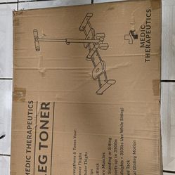 Medic Therapeutics At-Home Leg Toner Workout Machine, Blue