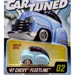 Car Tuned 1:64 Scale Diecast Model Car - ‘47 Chevy Fleetline   