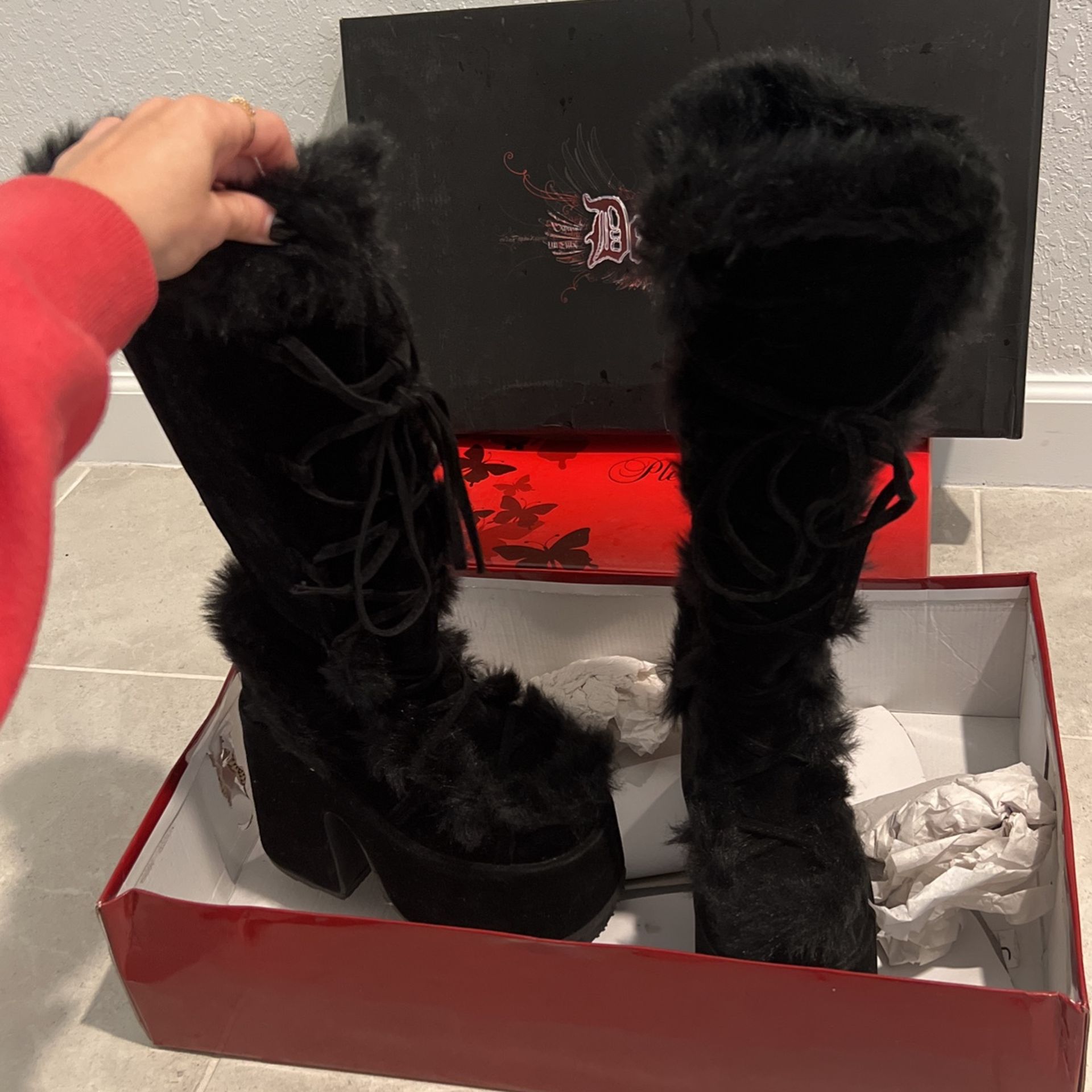 Demonia Knee High Boots