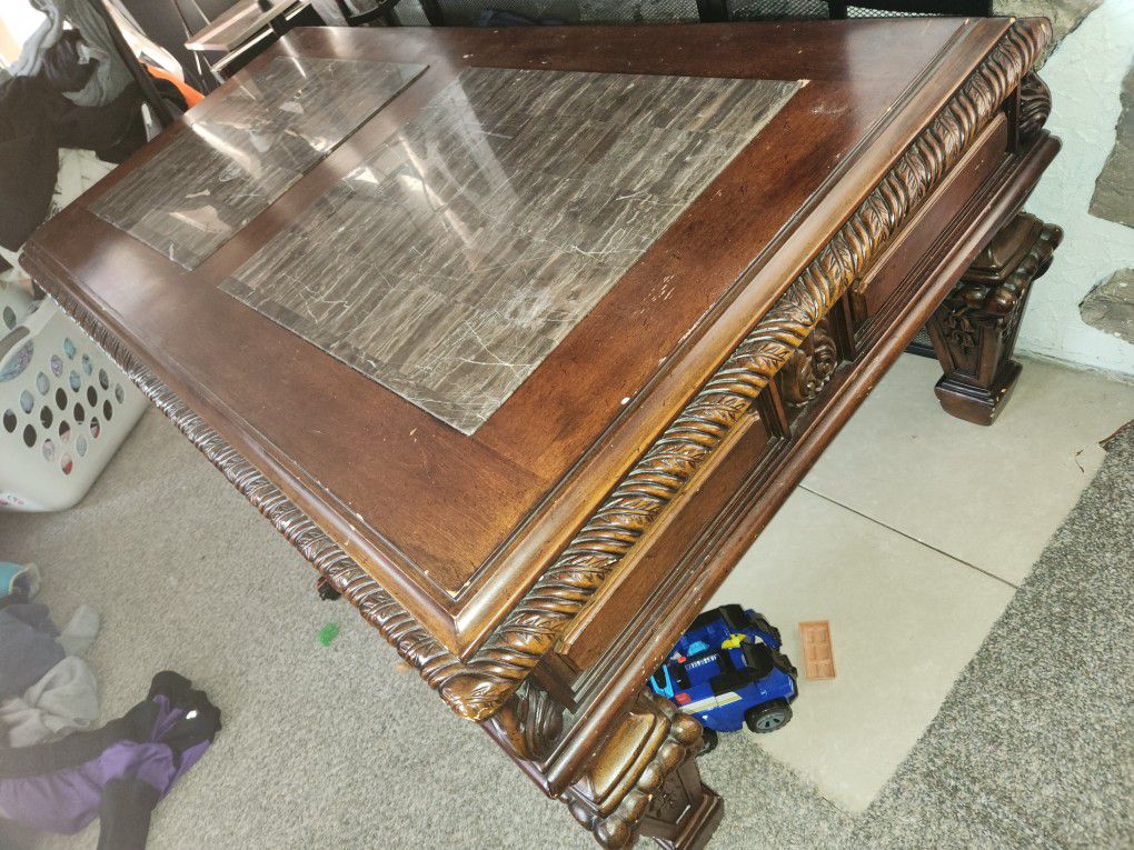 Solid Heavy Coffee Table 