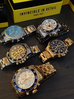$330 FIRM FOR 5 INVICTA WATCHES