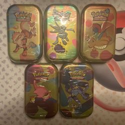 (5) 151 mini tins 