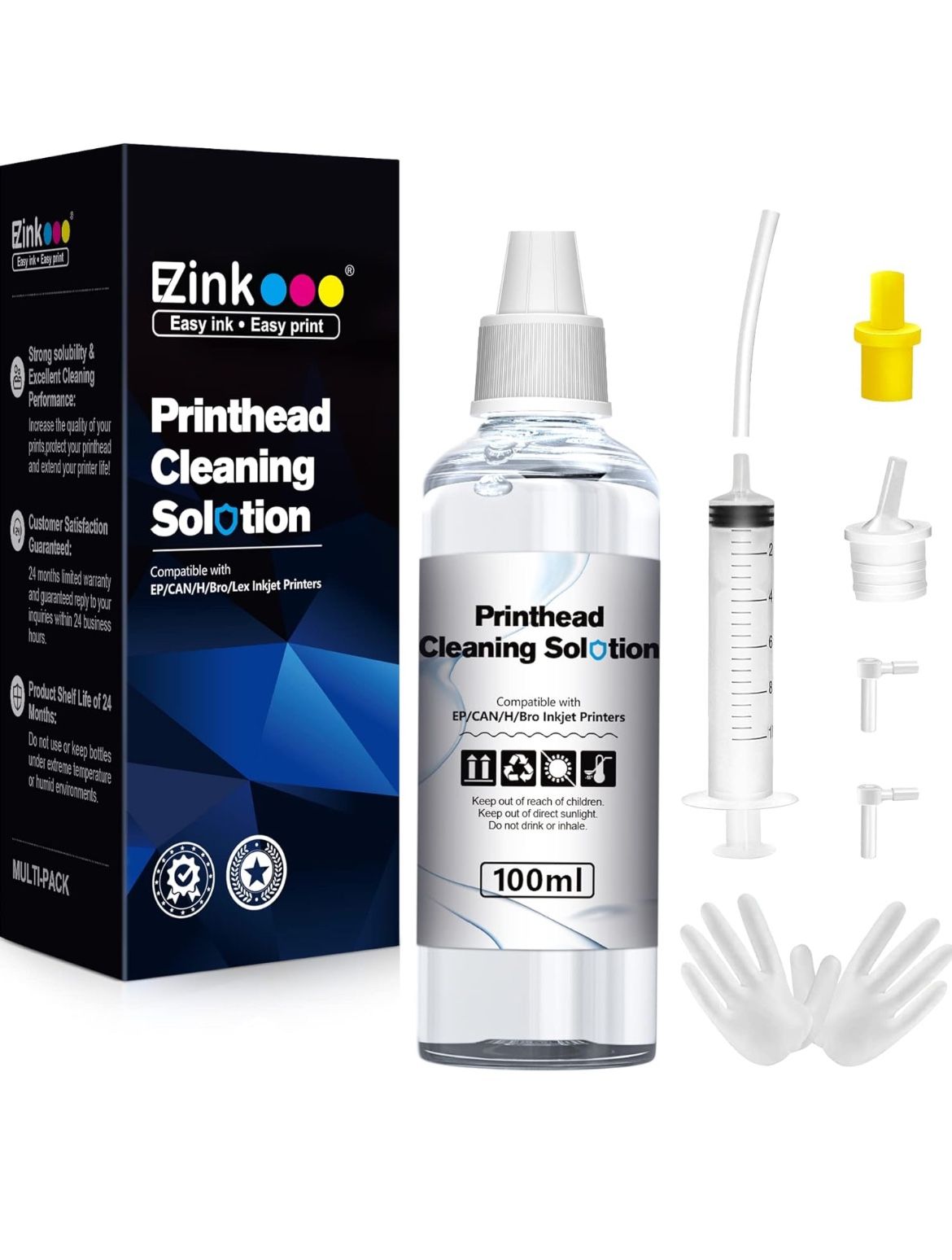 Brand: E-Z Ink E-Z Ink Printer Cleaning Kit Print Head Cleaning Kit for Epson Ecotank Printer, Printerhead Cleaning kit for HP/Canon/Brother Inkjet Pr