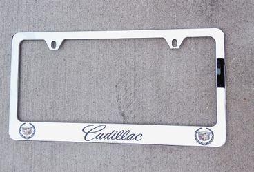 Cadillac license plate frame