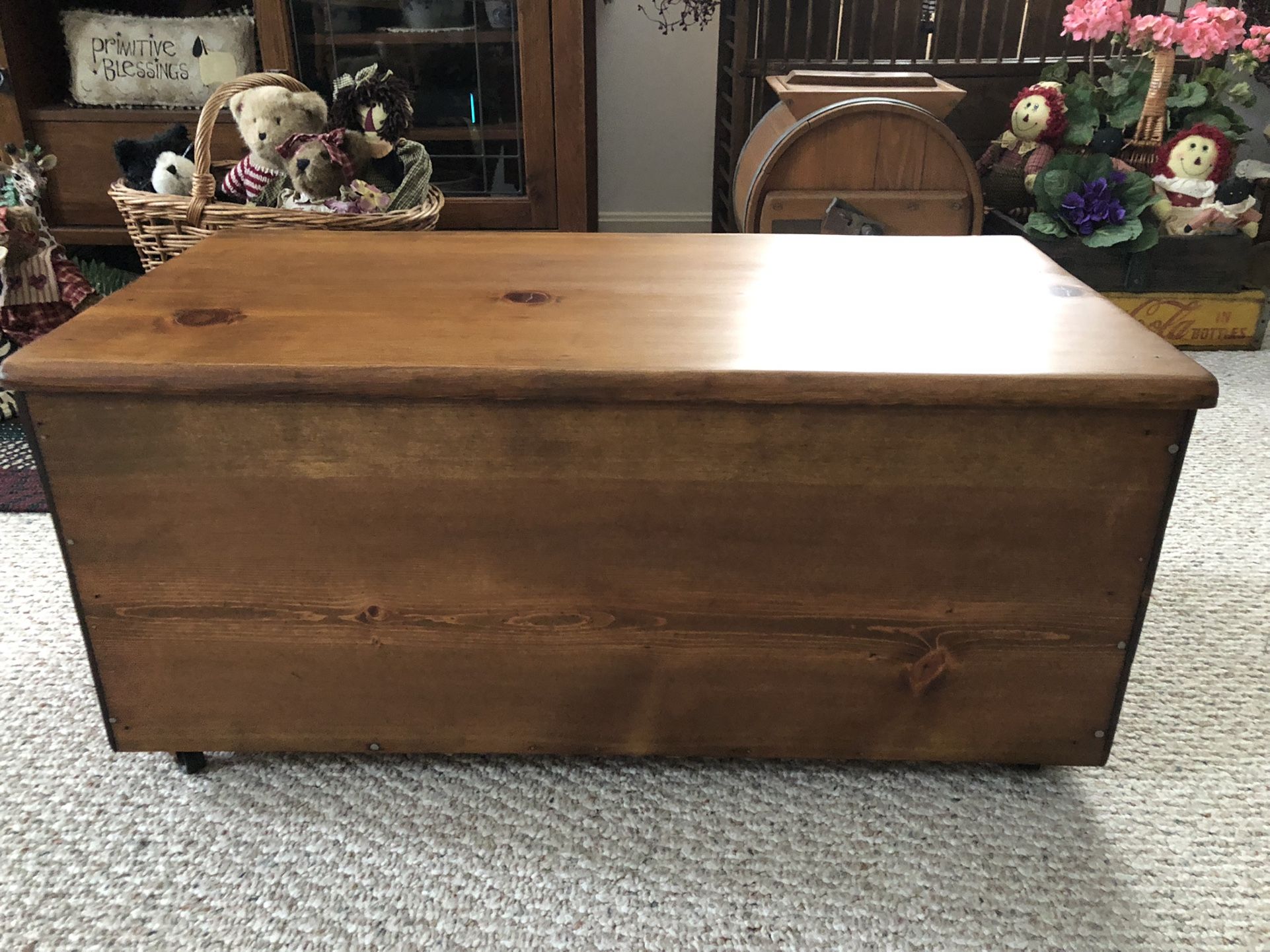 Antique toy or blanket chest