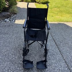 Drive medical Lightweight Folding Transport Wheelchair 