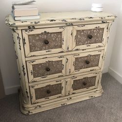 Unique Bedroom Side tables With Metal Flower Drawer insert 