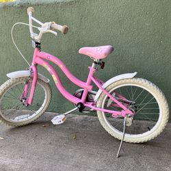 Pink 18" Girls Bike
