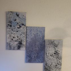 Abstract Acrylic Pour