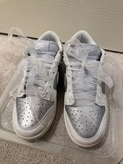 Nike Dunk Low White Grey Sneakers 8.5 women’s