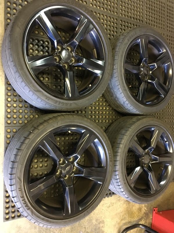 2016 Camaro Ss 20 Black Oem Alloy Wheels And Tires For In 2016 Camaro Ss 20 Black Oem Alloy Wheels And Tires