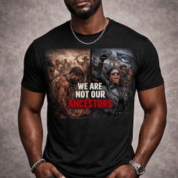 We Are Not Our Ancestors Beautiful Graphic Men's T-shirt Size XL