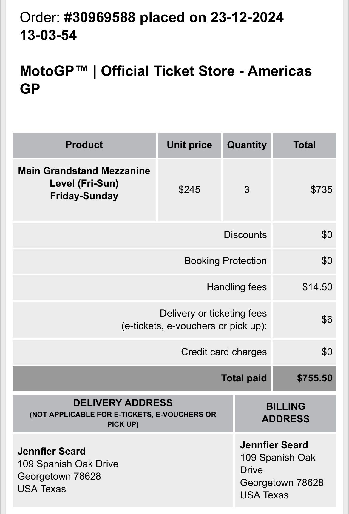 Moto GP Tickets