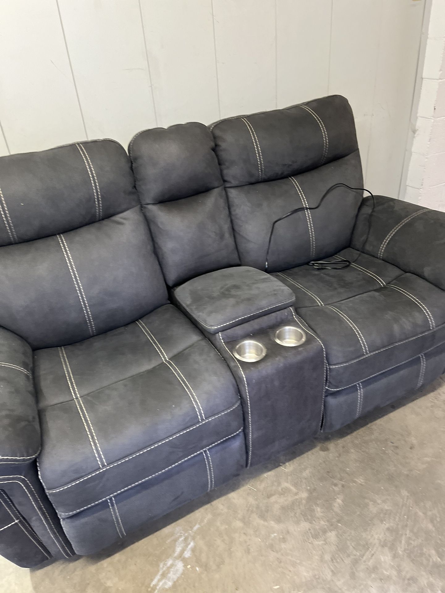 Power Double Recliner Loveseat