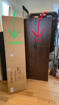 (1) 71" Tall Farmhouse Kitchen Pantry Cabinet