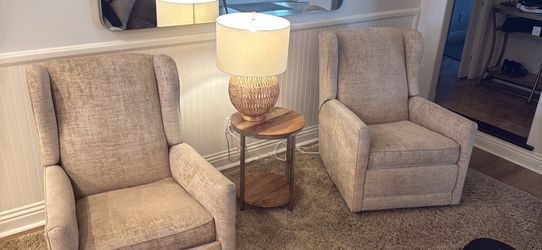 Matching Recliners manual -rock and swivel also