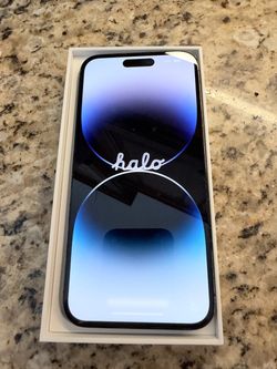Unlocked Apple iPhone 14 Pro Max 1 TB with case