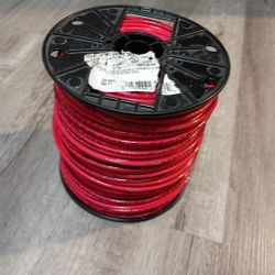 Wire #10 Stranded  Red  500ft Long. New 