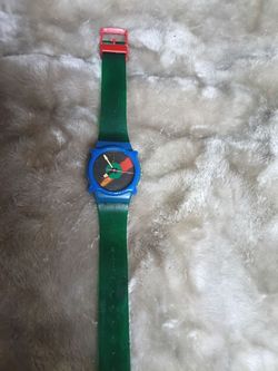 Vintage SWATCH Watch "Cosmic Encounter" G102. 1986. Very Rare