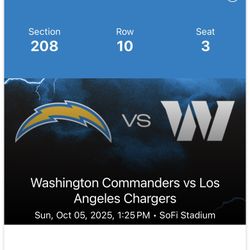 Chargers Vs Commanders 