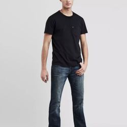 Levi’s 527 Men’s Dark Blue Bootcut Jeans, size 36/30