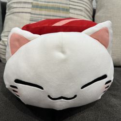 Nemuneko Cat Big Plush Toy -Sushi Tuna version Round 1 exclusive