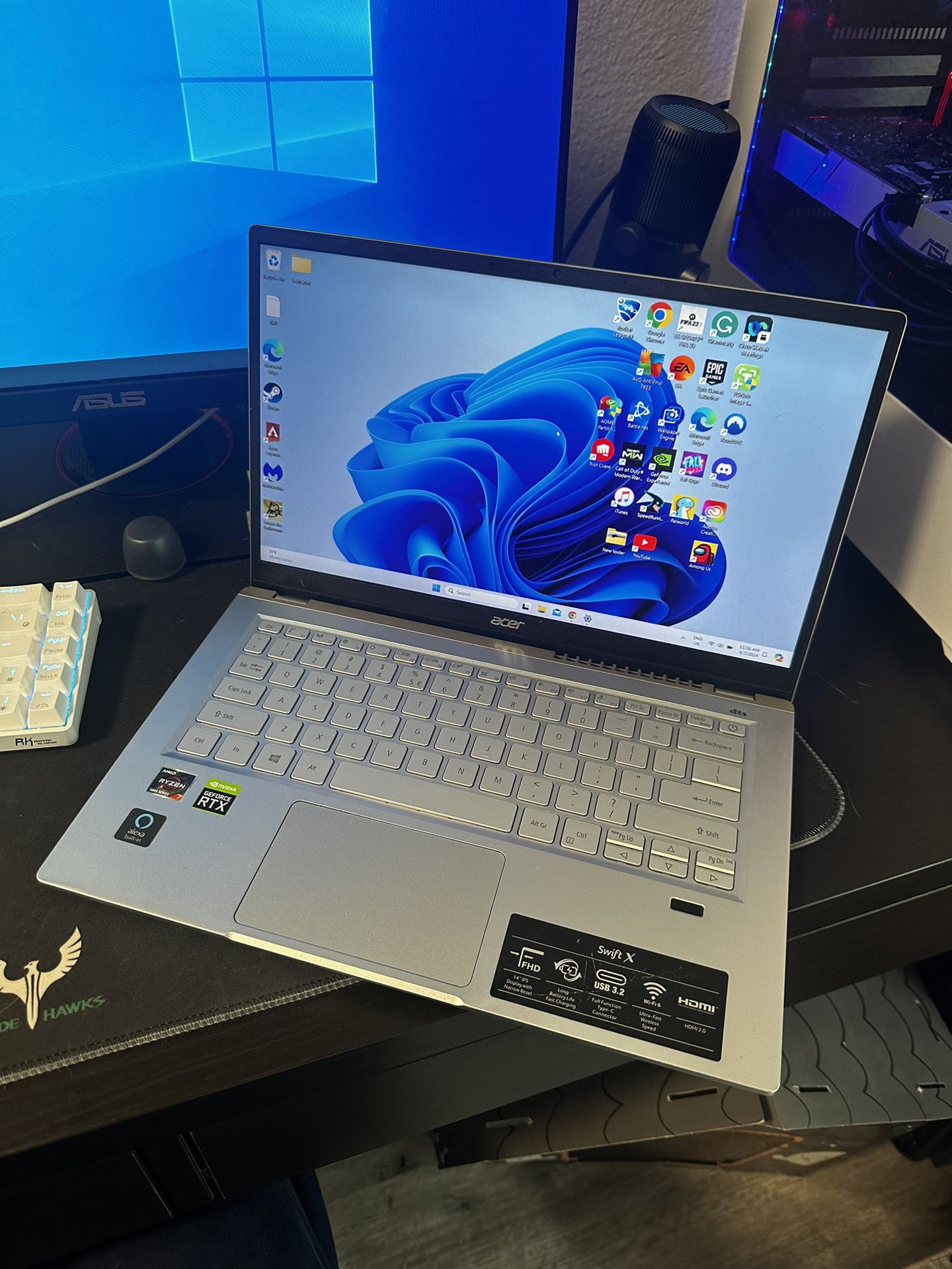 Acer Swift X - Gaming/Creator Laptop