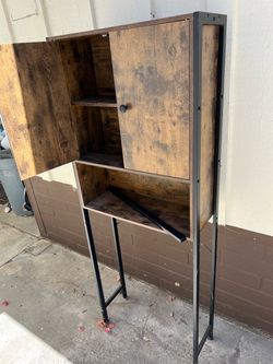 Over toilet storage shelves