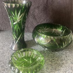 2 vases + Ash Tray