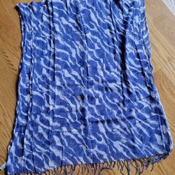 Nicole Marciano Periwinkle Scarf/Shawl