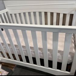 Brand new Delta 6-in-1 Convertible Crib with mattress