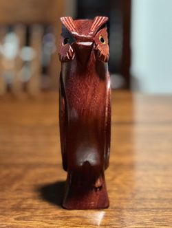 Vintage Wood Owl