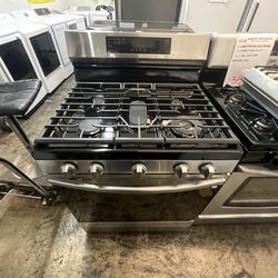 Like New Samsung Stainless Steel Gas Stove